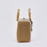 Mala de Palhinha com Alças em Bambu | LIU JO