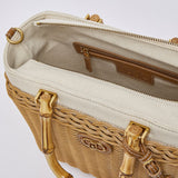 Mala de Palhinha com Alças em Bambu | LIU JO