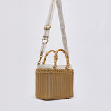 Mala de Palhinha com Alças em Bambu | LIU JO