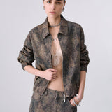 Bomber com Brilho e Estampado | LIUJO