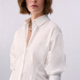 Camisa com Laço em Algodão Branco | LIU JO