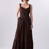 Vestido Longo em Castanho | LIU JO