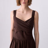 Vestido Longo em Castanho | LIU JO