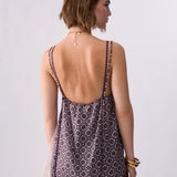 Top Berinjela Estampado com Detalhes em Renda | LIU JO