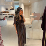 Vestido Nata Castanho em Crochet | CECILIA PRADO