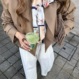 Trench Coat Curto em Camel | LIU JO