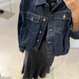 Blusão abalonado SEMICOUTURE em denim