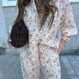 Conjunto Blusa e Calça Bege Estampado | Scotch & Soda