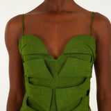 Vestido Monstera Verde | FARM RIO