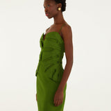 Vestido Monstera Verde | FARM RIO