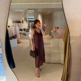 Vestido Longo Bordeaux | OTTOD'AME