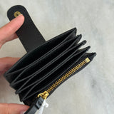 Porta-moedas Liu Jo em preto com fecho de correr