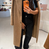 Casaco Comprido em Mistura de Lã Alpaca | TWINSET