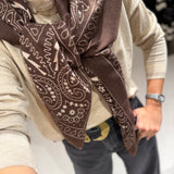 Camisola de Malha Bege com Decote Redondo  | ottod'ame