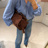 Camisa Carlita em Popelina Azul | Semicouture