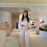 Calças Palazzo Rosa | TWINSET