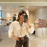 Blusa SCOTCH & SODA fluída creme