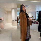 Trench Coat em Pele Camel Maina | ba&sh