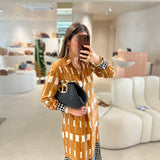 Vestido midi Ottod'ame com print castanho