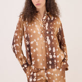 Conjunto Estampado Blusa Fluida e Calças | OTTOD'AME