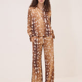 Conjunto Estampado Blusa Fluida e Calças | OTTOD'AME