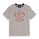T-Shirt Cinza Gráfico Vintage | Scotch & Soda