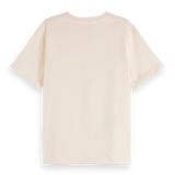 T-Shirt Ecru Estampada | Scotch & Soda