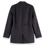 Blazer Estruturado Azul Marinho com Cinto | Scotch & Soda