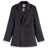 Blazer Estruturado Azul Marinho com Cinto | Scotch & Soda