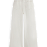 Jeans wide leg Scotch & Soda brancas