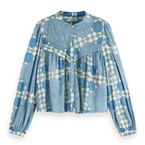 Blusa Scotch & Soda fluída com print