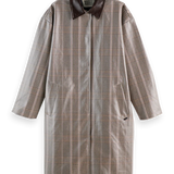 Casaco de Chuva Impermeável ao Xadrez | Scotch & Soda