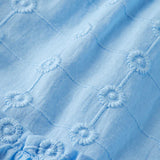 Vestido comprido Scotch & Soda de bordado inglês azul