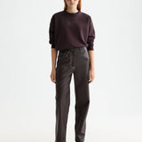 Calças Straight Ecopele Vegan | Scotch & Soda