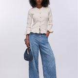 Casaco de Malha Fria Bege | Liu jo