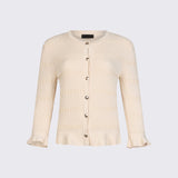 Casaco de Malha Fria Bege | Liu jo