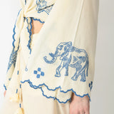 Blusa com bordados Ottod'Ame