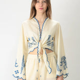 Blusa com bordados Ottod'Ame