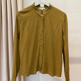 Camisa de Seda Kaki