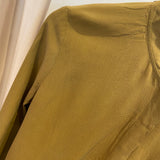 Camisa de Seda Kaki