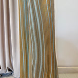 Vestido Longo NENETTE Azul e Dourado