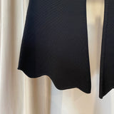 Calças MALENE BIRGER Bainha Ondulada em Preto