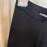 Calças MALENE BIRGER Bainha Ondulada em Preto