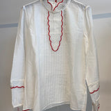 Blusa com gola subida