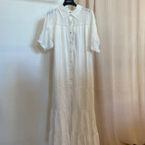Vestido camiseiro comprido
