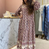 Vestido largo con estampado floral de Scotch &amp; Soda