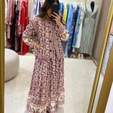 Vestido largo con estampado floral de Scotch &amp; Soda