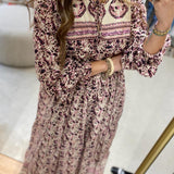 Vestido largo con estampado floral de Scotch &amp; Soda