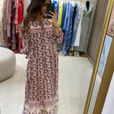 Vestido largo con estampado floral de Scotch &amp; Soda