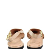 Sandálias LOVE MOSCHINHO slingback bege
